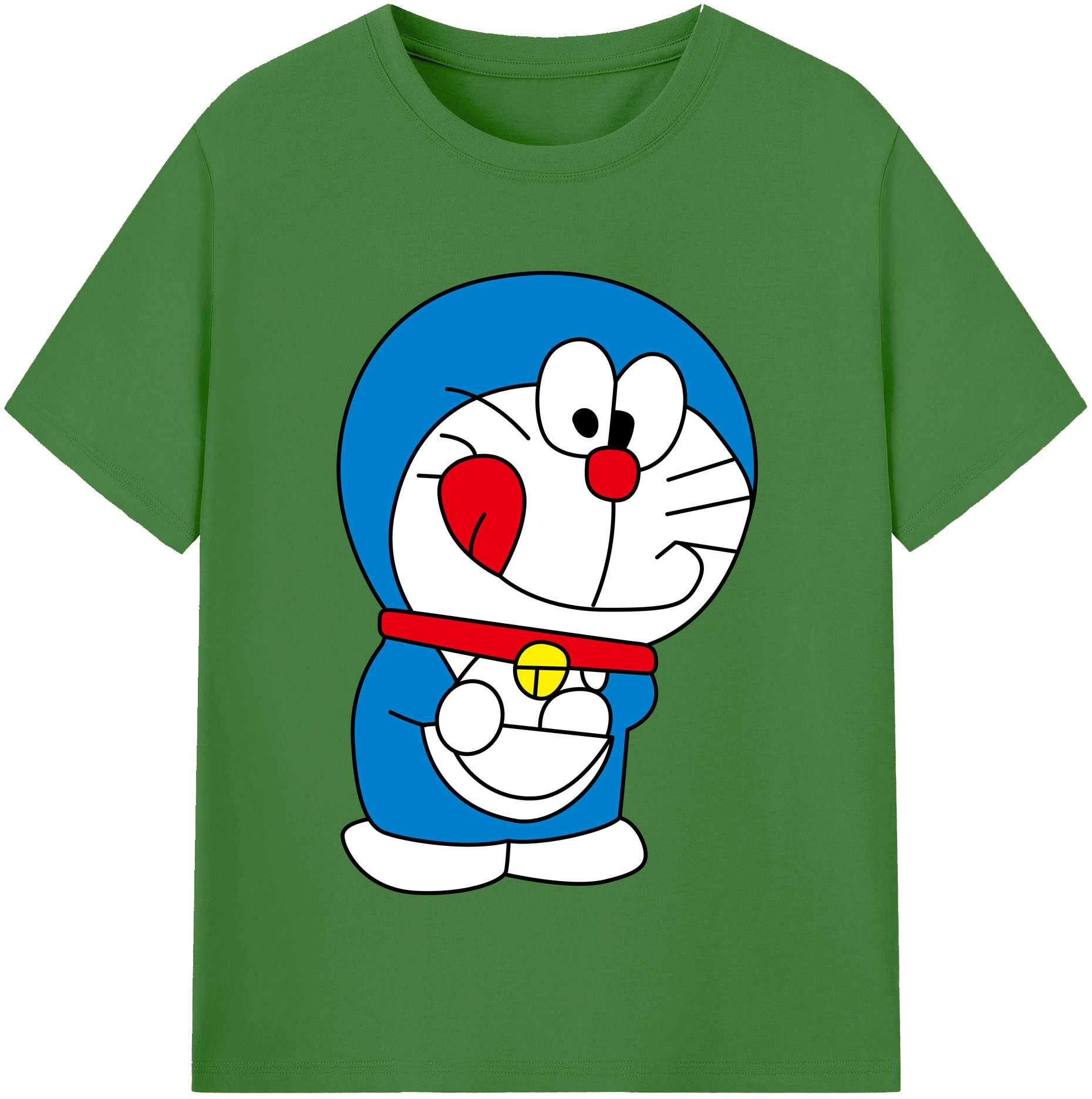 （画像用） ドラえもん Doraemon レディースカジュアルプリントTシャツ（綿100％）